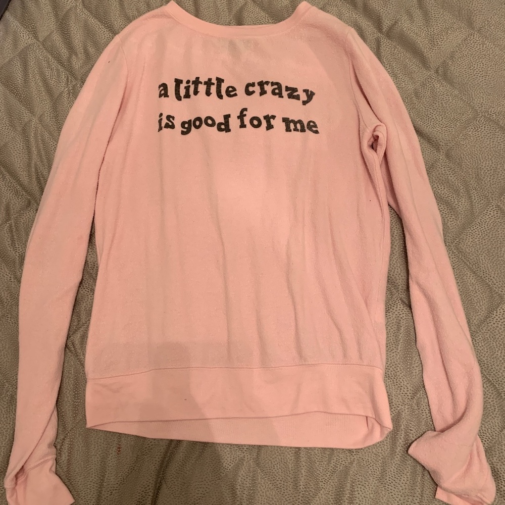 pink long sleeve shirt!